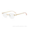 Fashion Rimless Metal Frame High Quality Eyewear For Men And Women